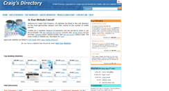 Desktop Screenshot of craigs-directory.com